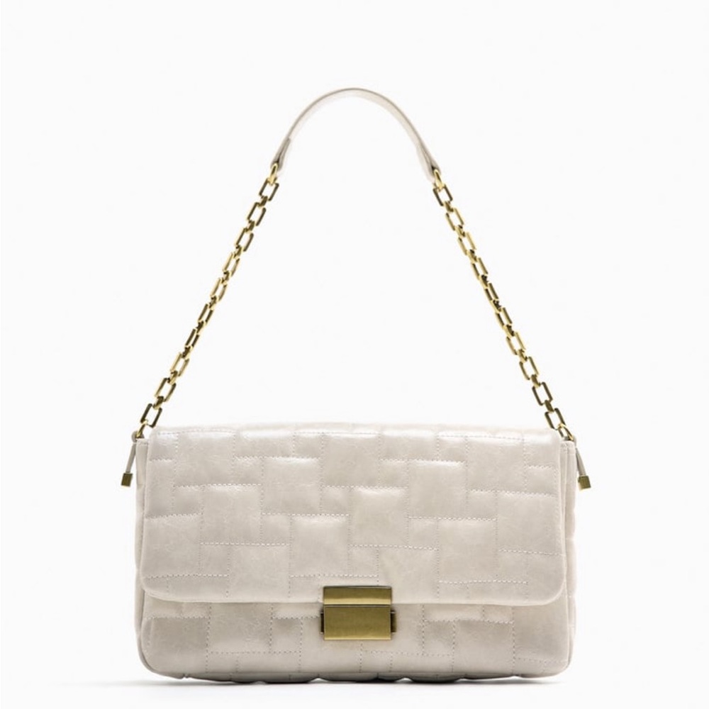 ZARA QUILTED SHOULDER BAG - Picture 9 of 11